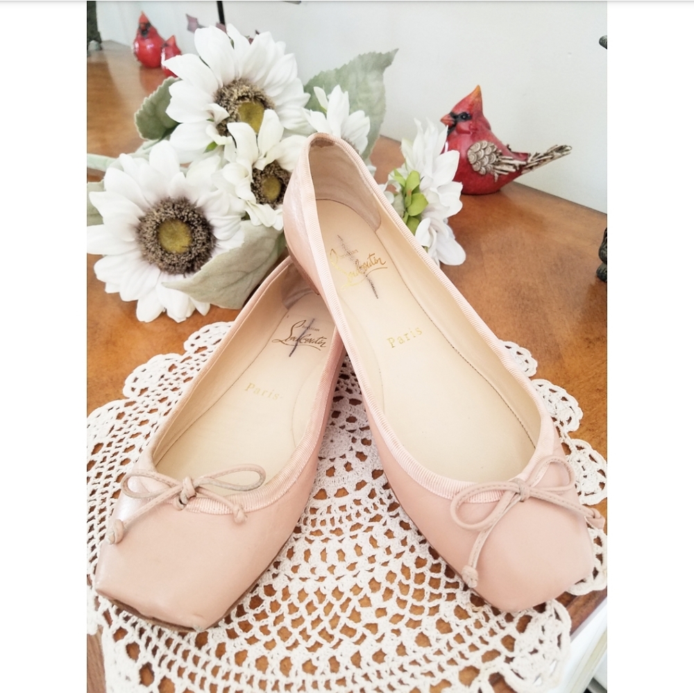 Christian Louboutin napa flats